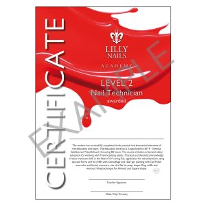 Certifikat Level 2 - Nail Technician